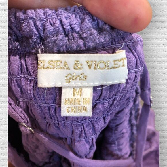 Chelsea & Violet | Sleeveless | Square Neck | Lace | Tiered | Tank Top - Picture 4 of 5